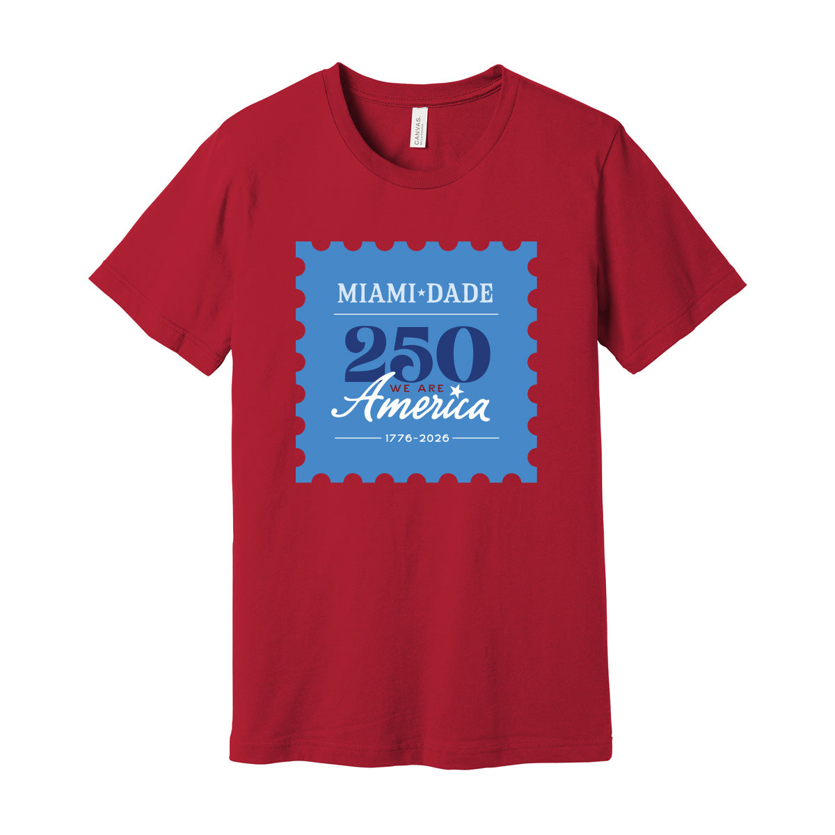 Postage Stamp BELLA+CANVAS® Unisex Jersey Short Sleeve Tee