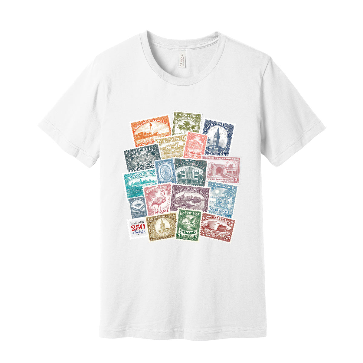 Miami-Dade 250 Stamps Bella+Canvas® Unisex Jersey Short Sleeve Tee