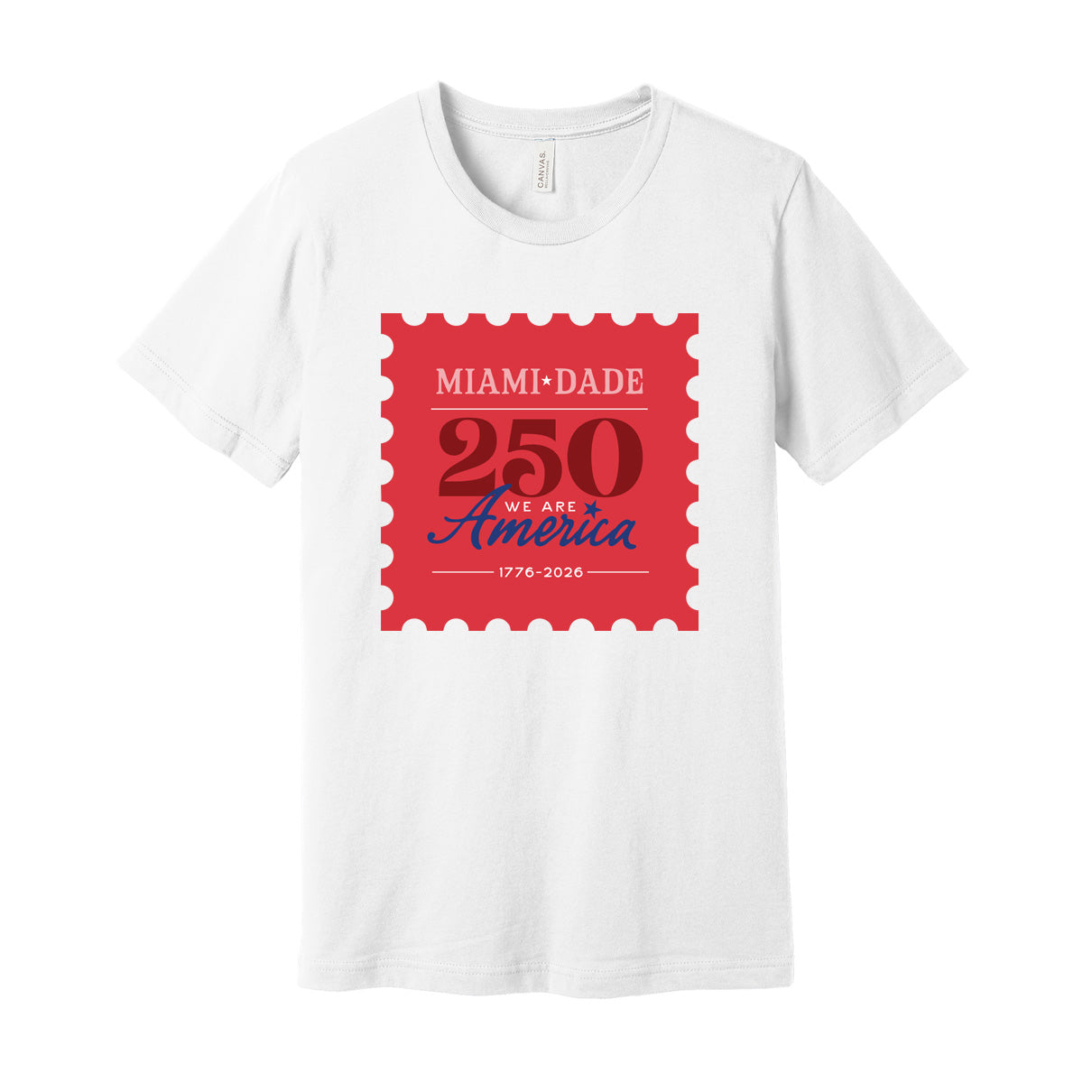 Postage Stamp BELLA+CANVAS® Unisex Jersey Short Sleeve Tee
