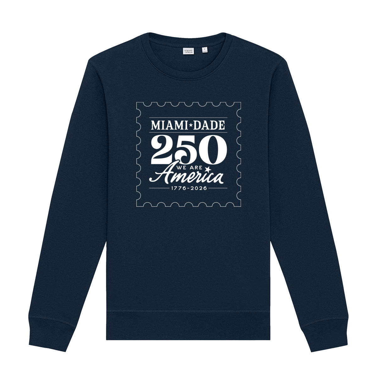 Postage Stamp Stanley/Stella Unisex Roller Crewneck Sweatshirt
