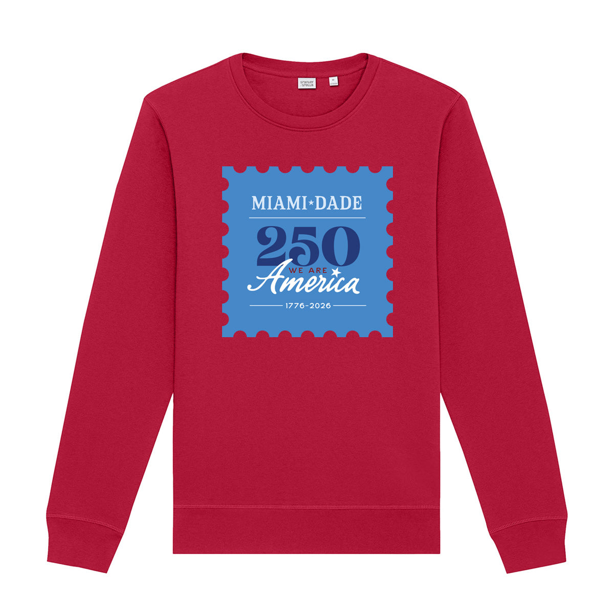 Postage Stamp Stanley/Stella Unisex Roller Crewneck Sweatshirt