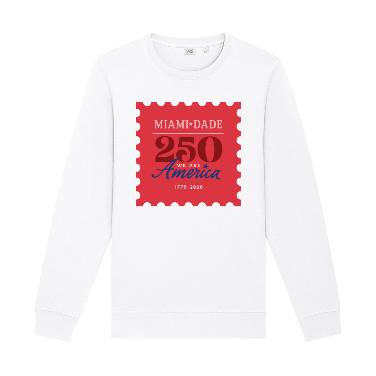 Postage Stamp Stanley/Stella Unisex Roller Crewneck Sweatshirt